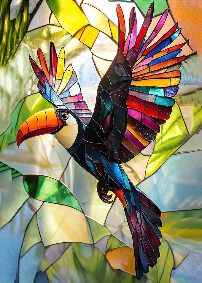 Stained Glass Toucan
