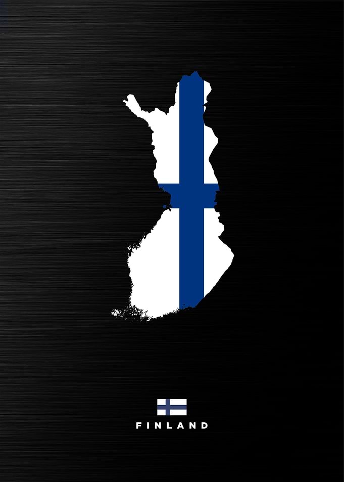 Finland Map Outline