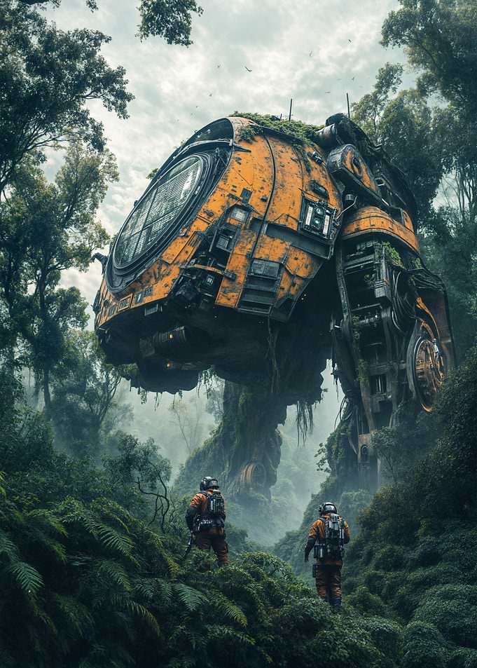 Jungle Mech Crash