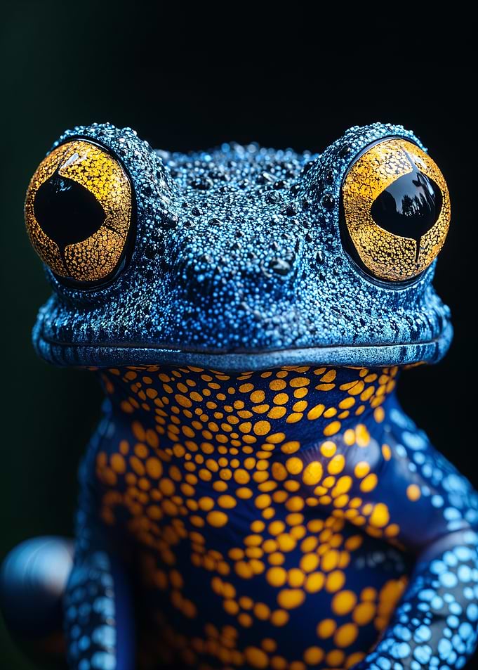 Blue and Gold Poison Dart Frog