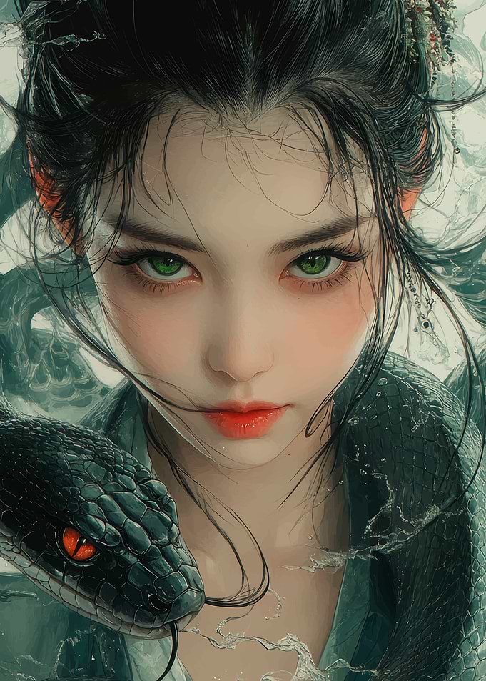 Woman with Snake