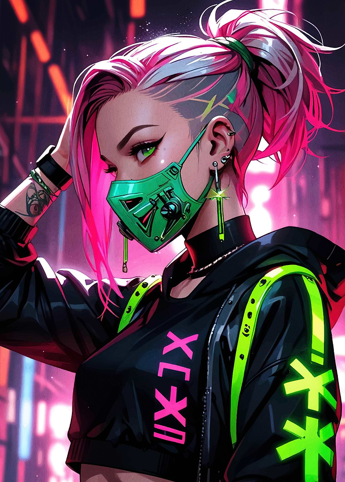 Cyberpunk Anime Girl