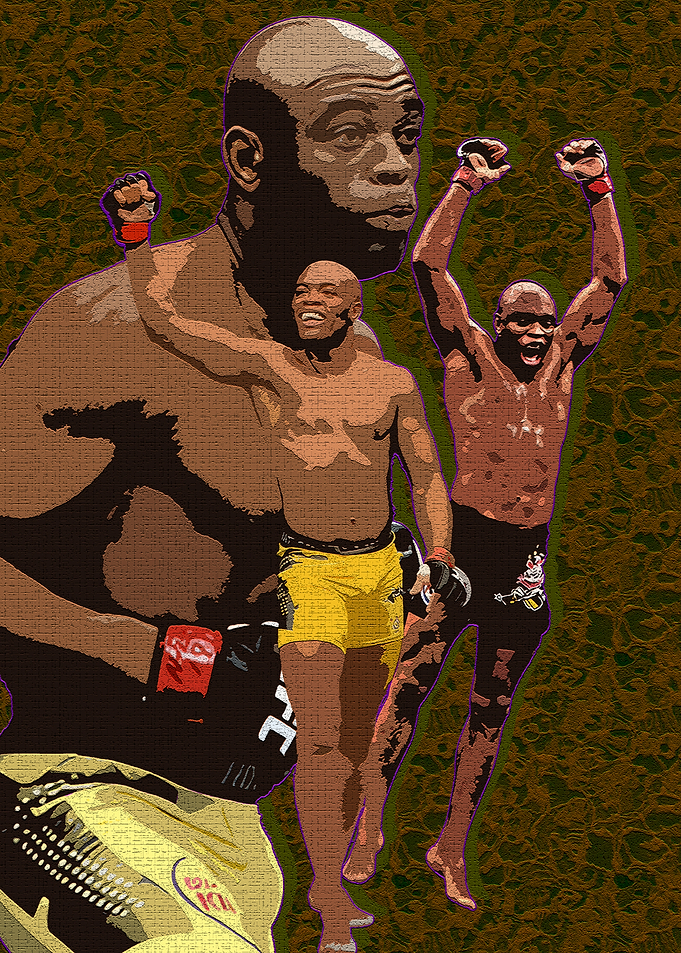 MMA Fighters Collage