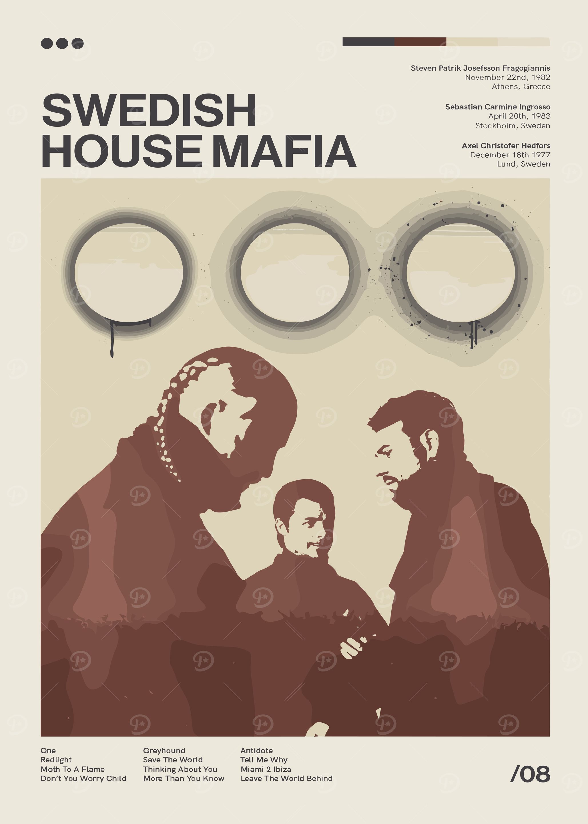 Swedish house mafia Posters Online - Shop Unique Metal Prints