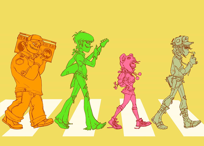 Gorillaz Abbey Road