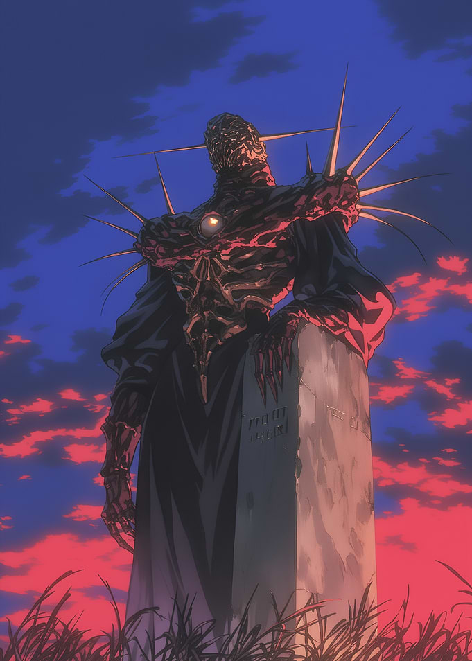 Dark Figure with Spikes