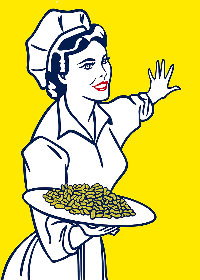 Woman with Peanuts 1962
