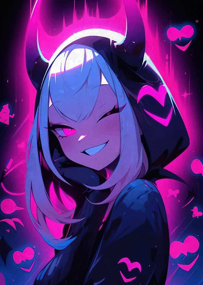 Anime Girl Horns