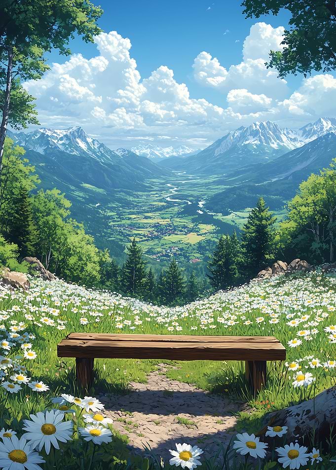 Mountain View Bench