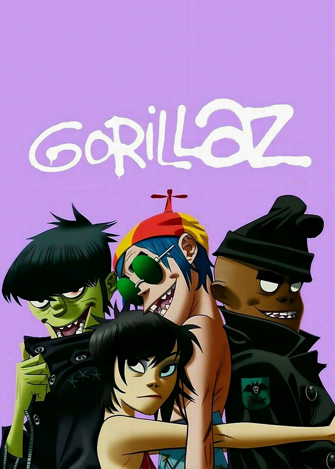 Gorillaz Band Poster