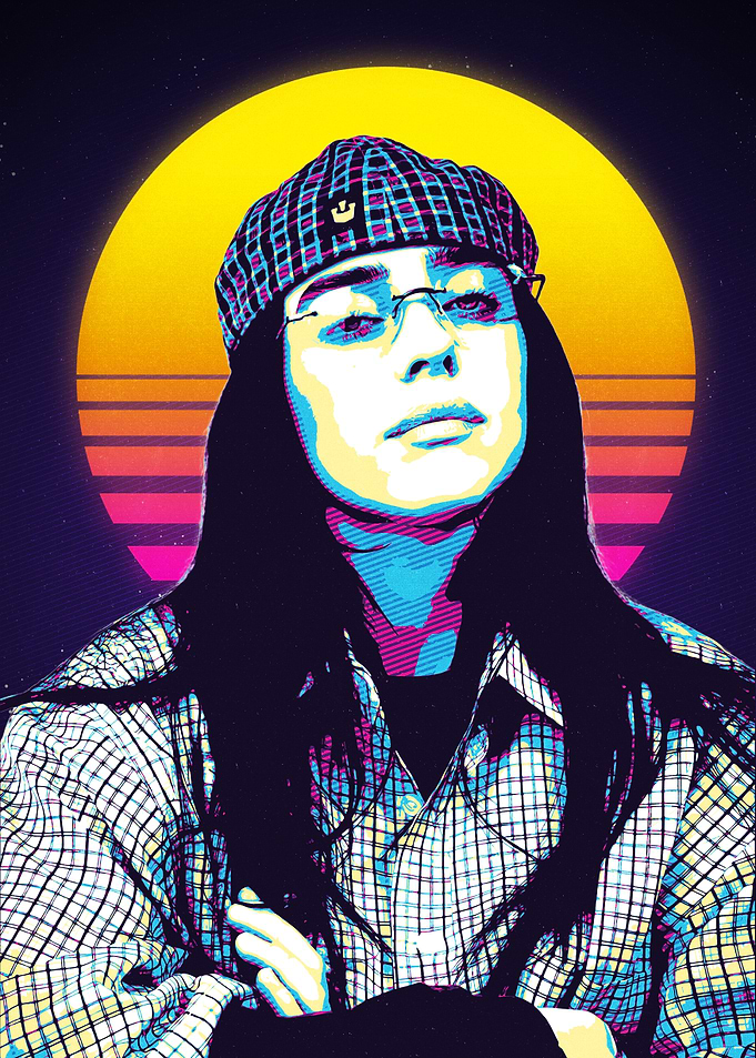 billie eilish Retro 80s