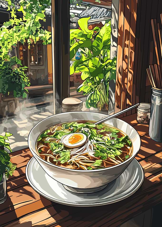 Noodle Soup with Egg