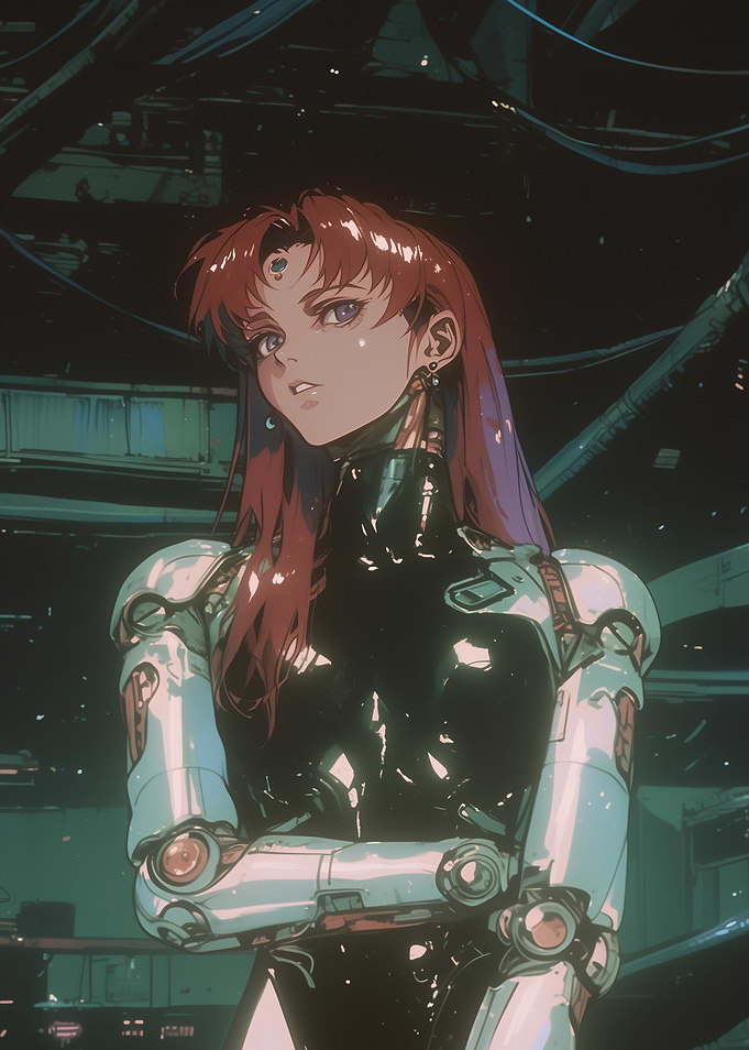 Cyberpunk Anime Girl