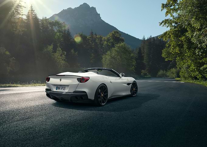 White Ferrari Convertible