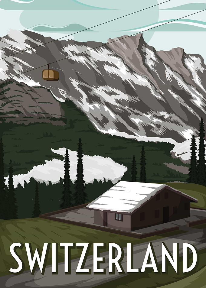 Swiss Mountain Cabin