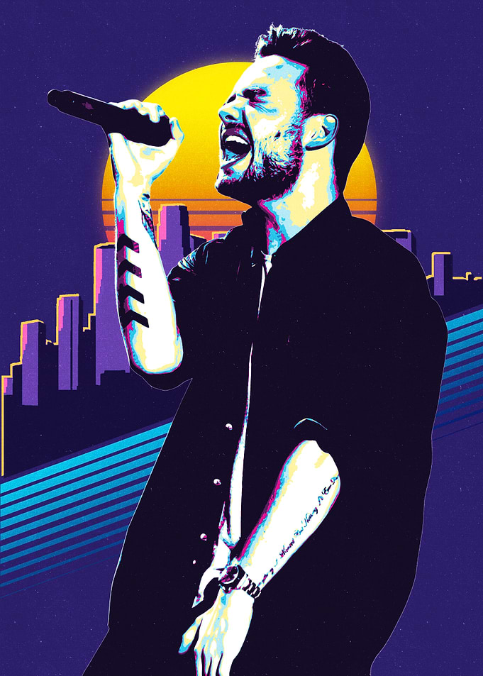 Liam Payne Retro Pop Art