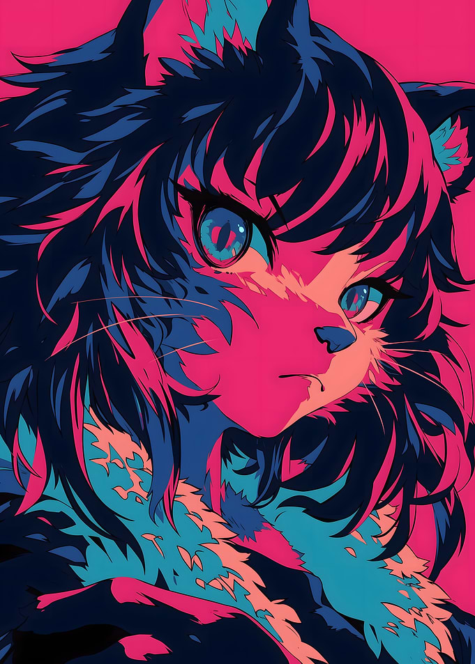Feline Anime Character
