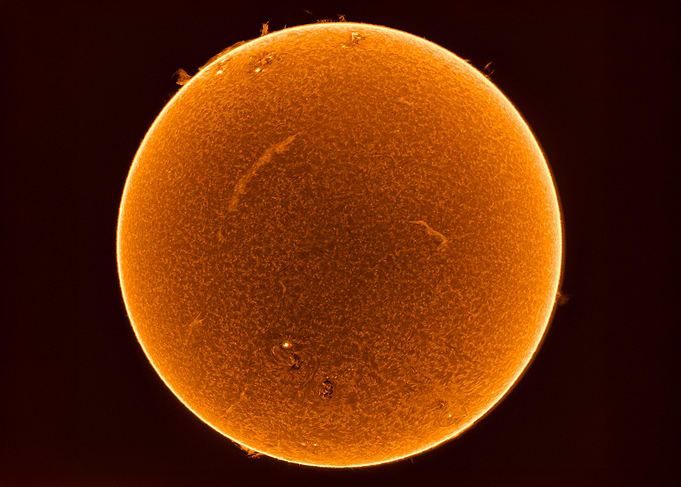 The Sun in Hydrogen-Alpha