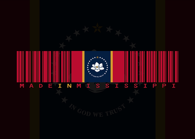 Mississippi Flag Barcode