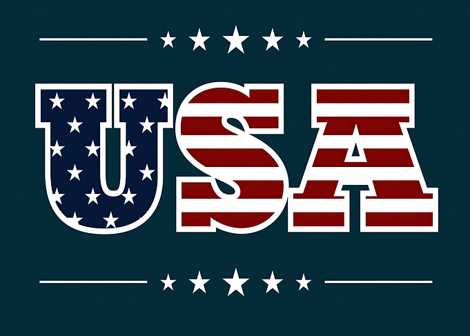 USA Flag Graphic