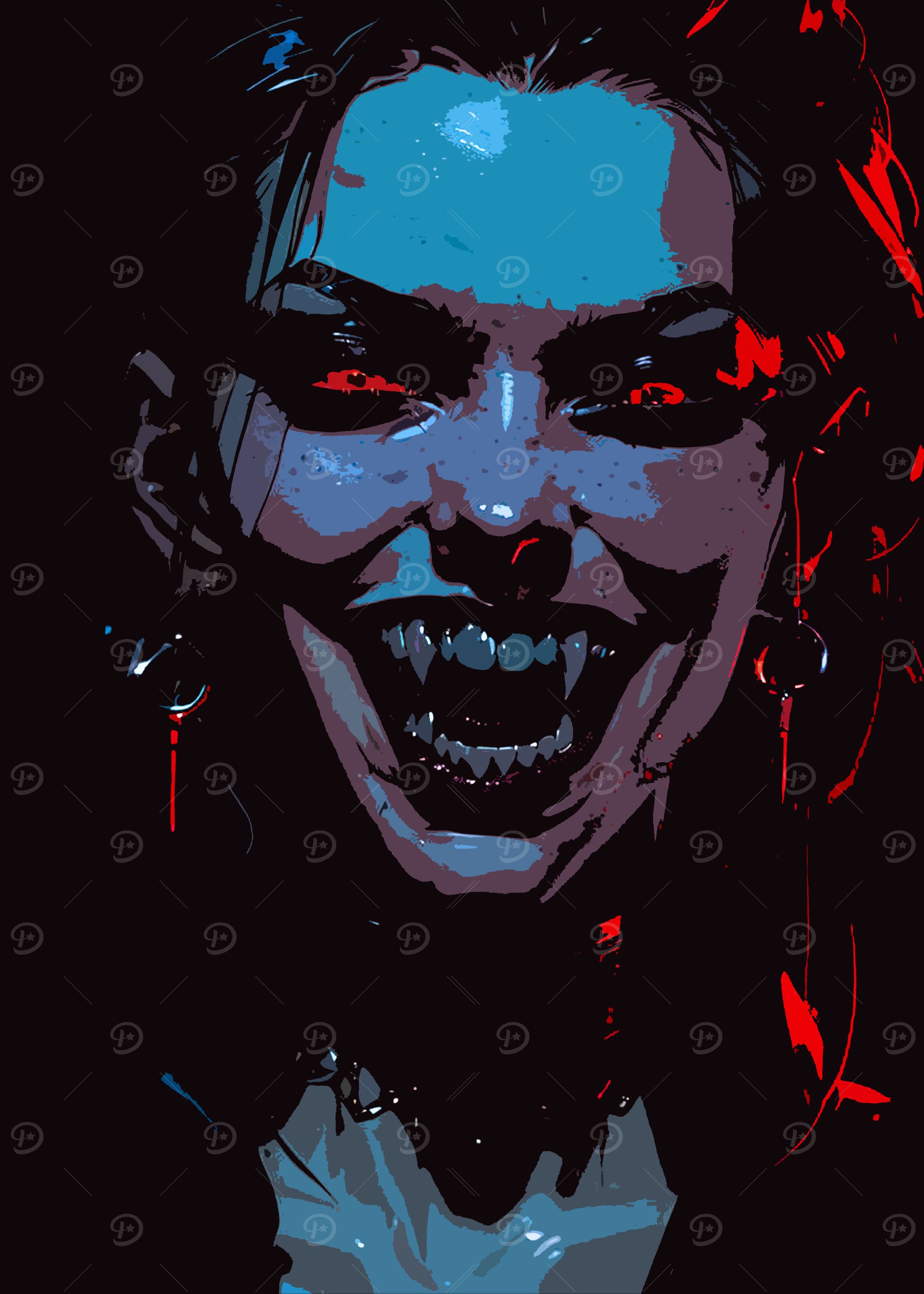 Vampire Woman Portrait