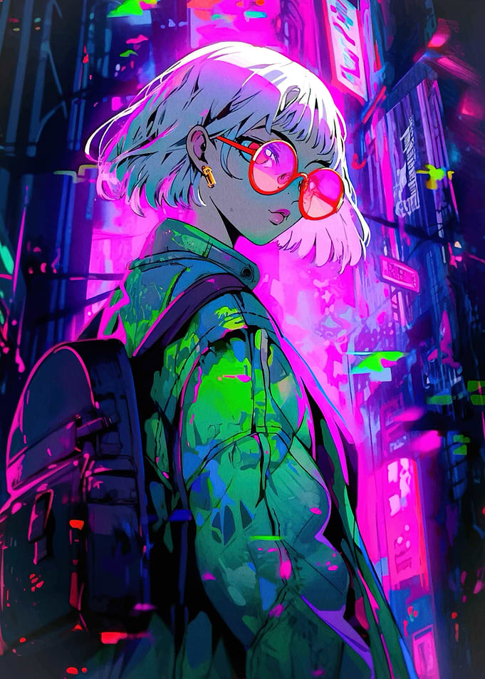 Cyberpunk Anime Girl
