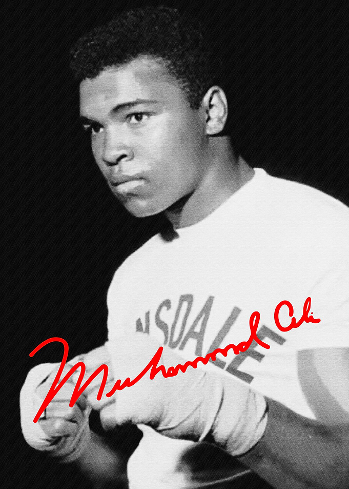 Muhammad Ali Boxing Portrait