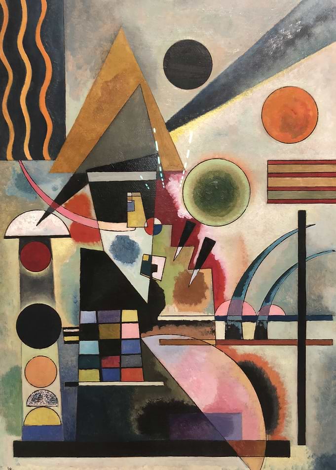 Wassily Kandinsky Abstract Geometric Painting
