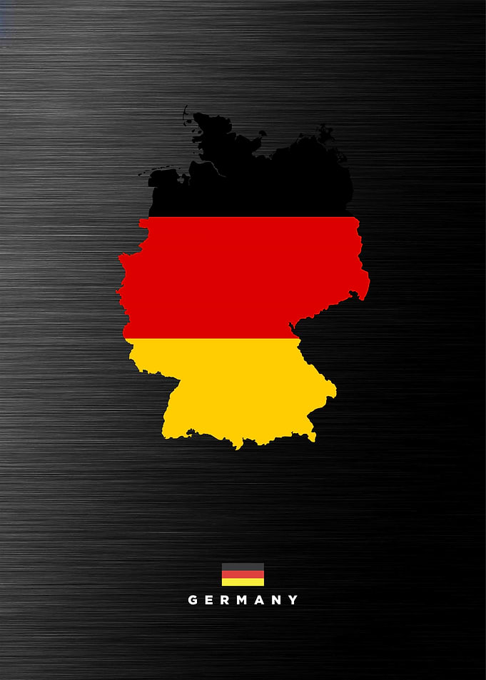 Germany Map Outline