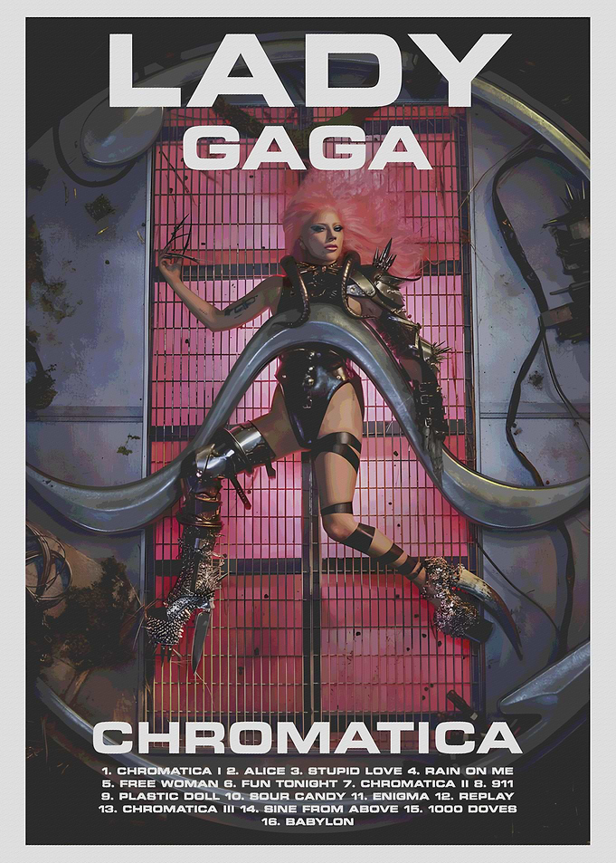 Lady Gaga Chromatica Album Cover