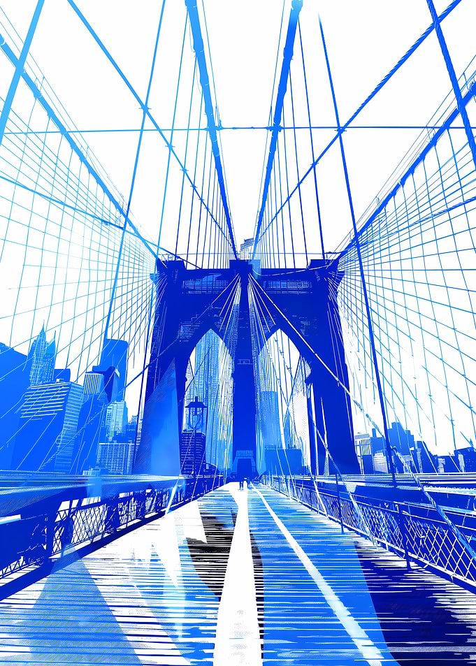 Brooklyn Bridge Silhouette