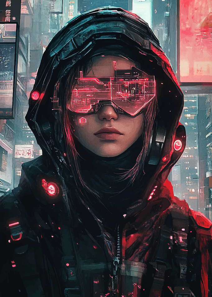Cyberpunk Female Character