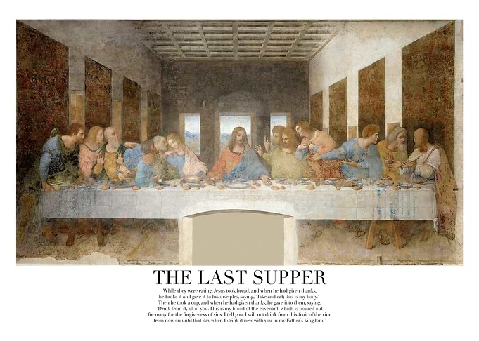 The Last Supper Bible Verse