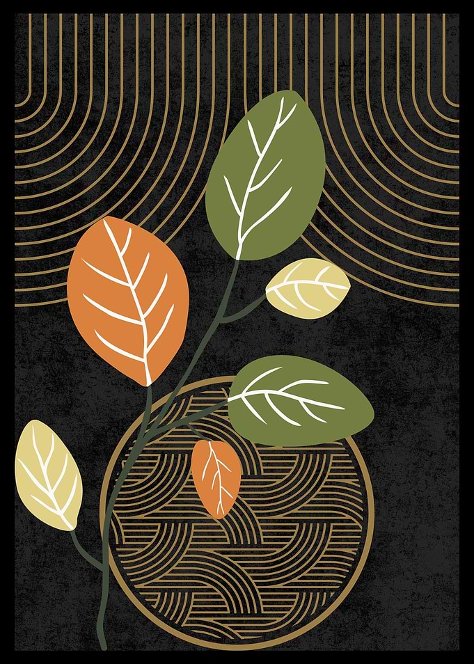 Minimalist Leaf Art