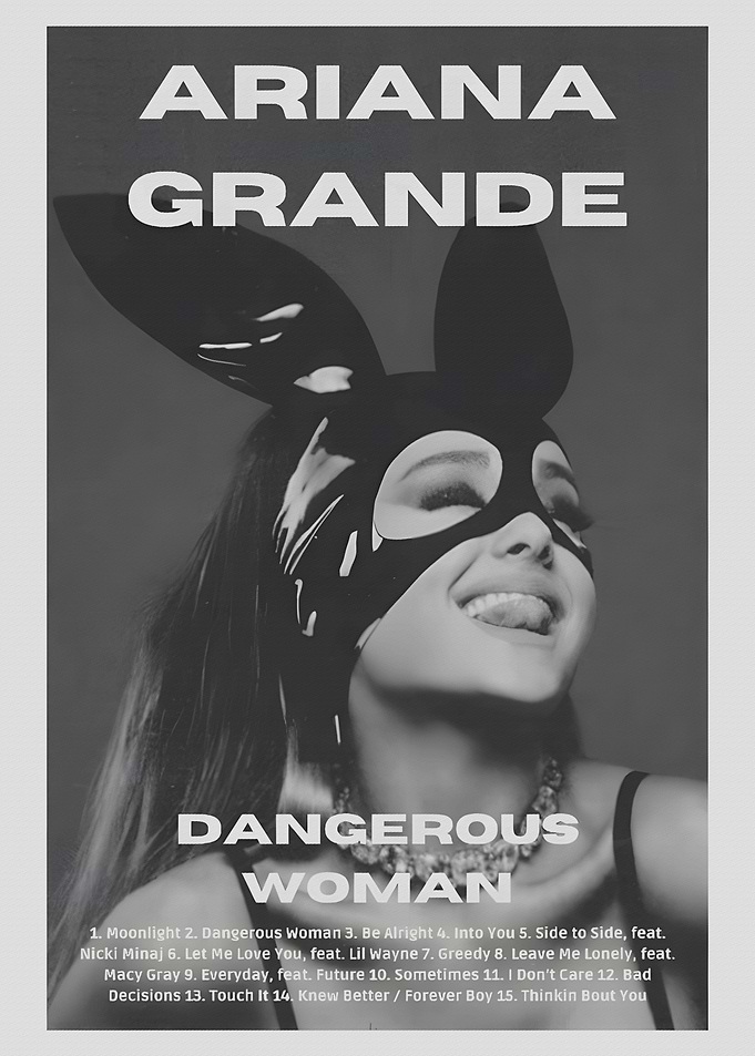 Ariana Grande Dangerous Woman Album Cover