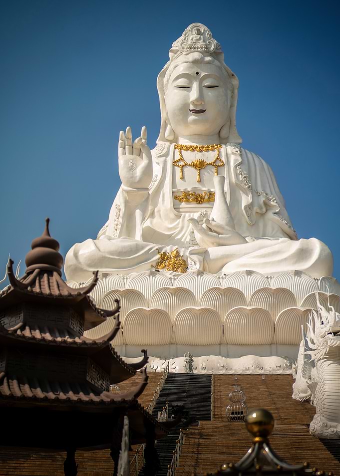White Buddha Statue