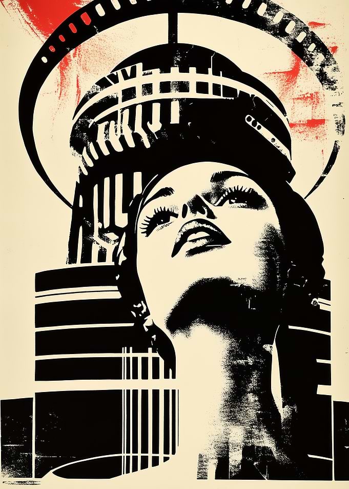Woman Gazing Upwards