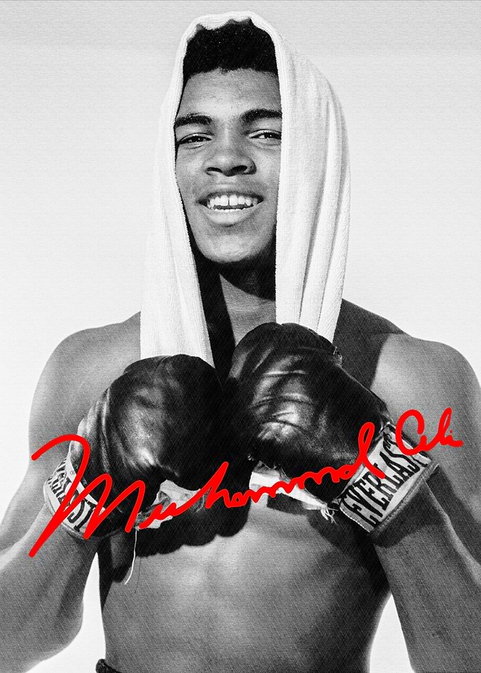 Muhammad Ali Boxing Portrait