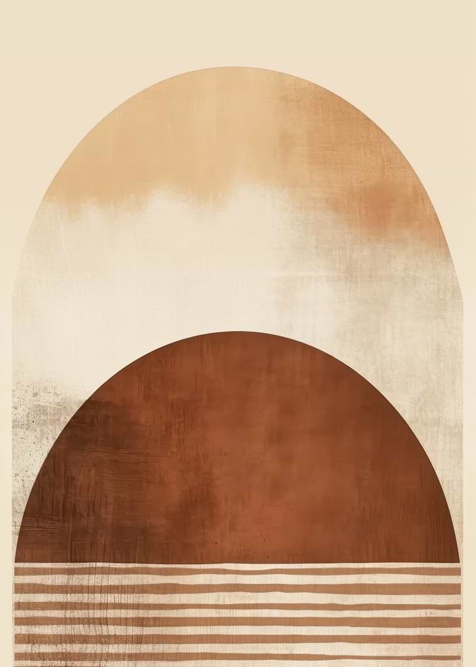 Boho Bauhaus Geometric Art