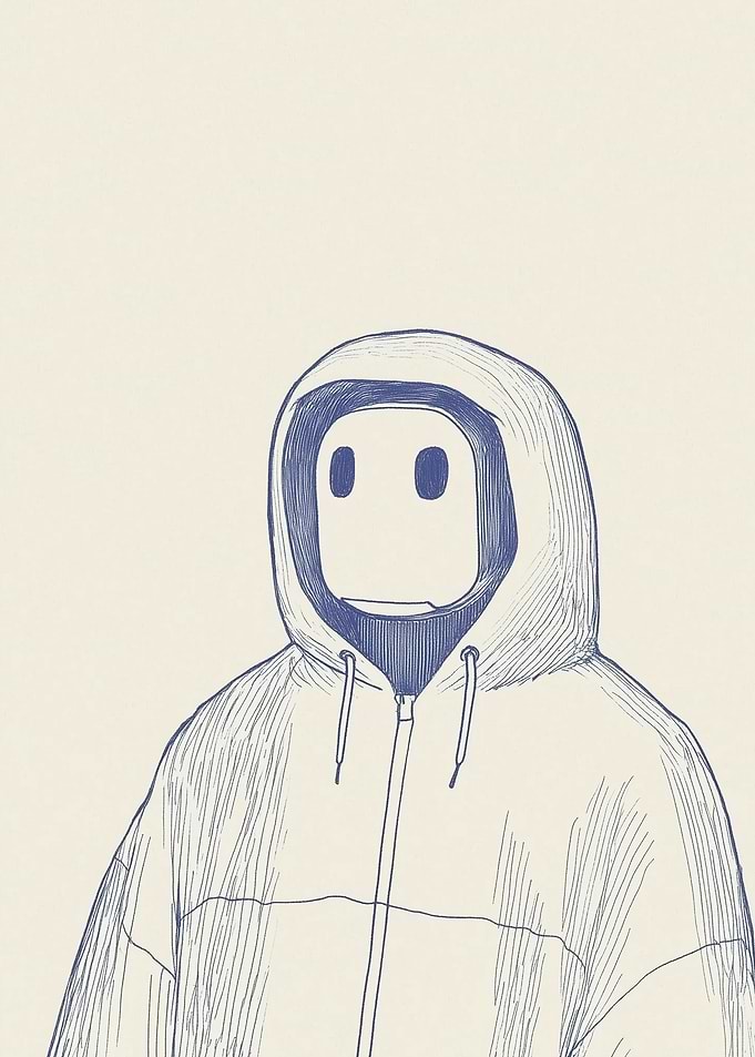 Hooded Figure Illustration