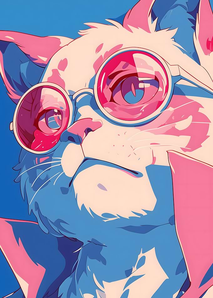 Cool Cat in Sunglasses