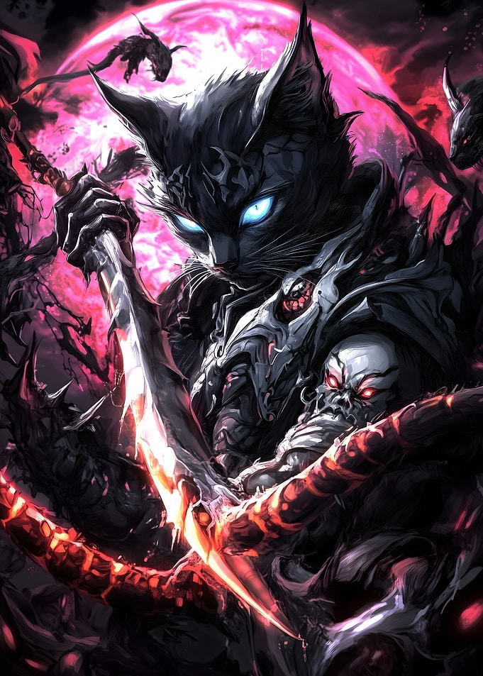 Black Demon Cat