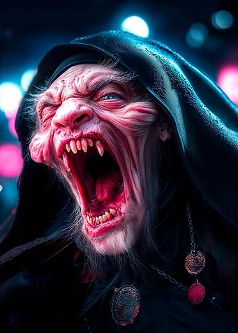 Frightening Monster Portrait