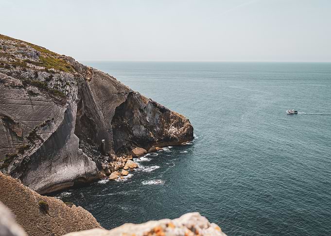 Coastal Cliffside View