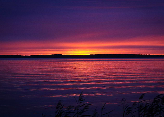 Sunset Over Water