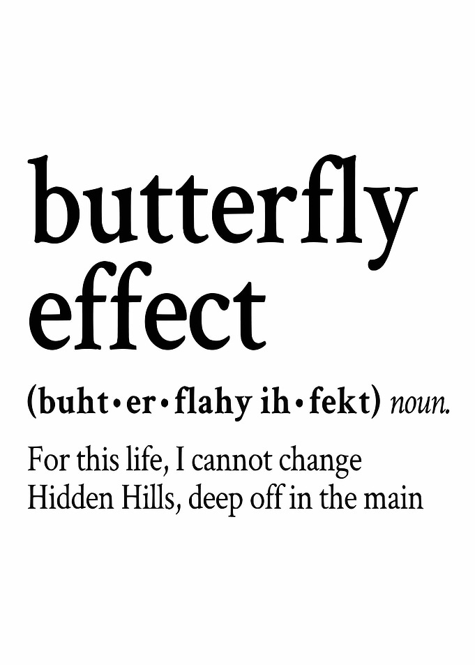 Butterfly Effect Quote