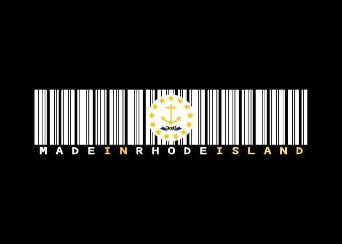 Rhode Island Barcode Flag