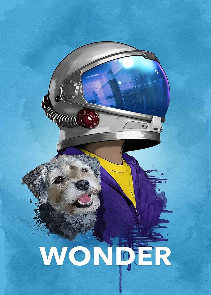 Astronaut with Dog