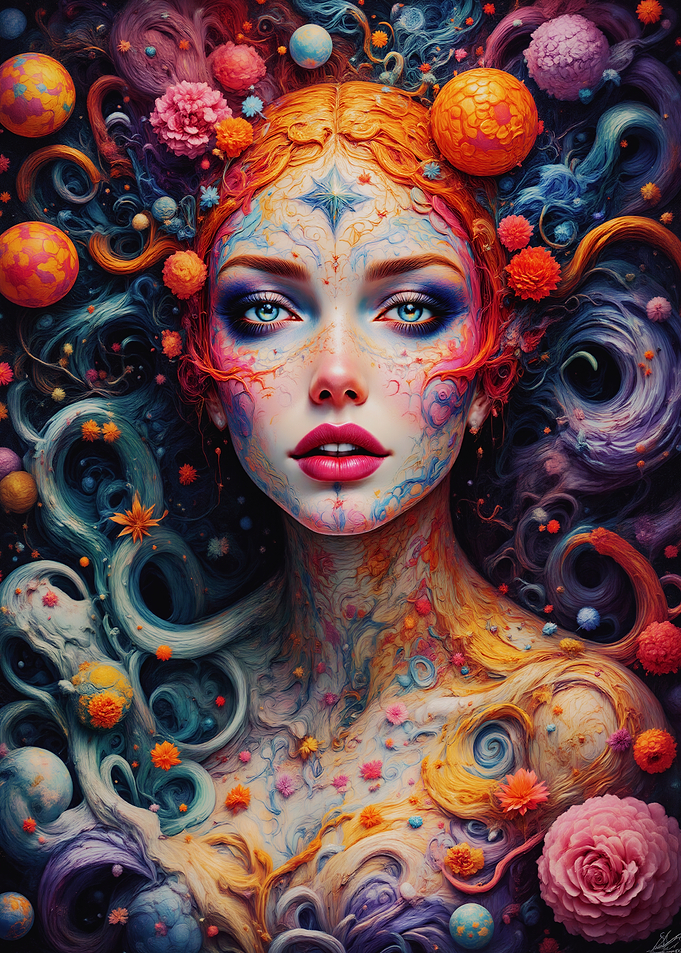 Galactic Floral Dream