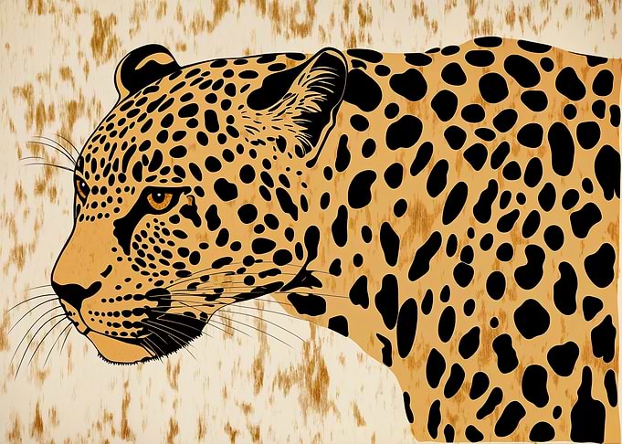 Leopard Portrait Artwork